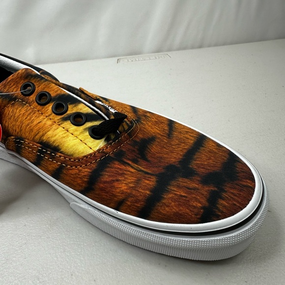 Vans Mens Womens Skate Shoes ERA Size 8.5/10 Tiger/True White NEW - Picture 7 of 14
